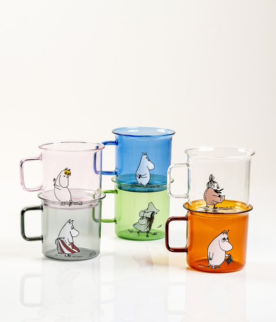 Moominpappa Borosilicate Glass Mug 350ml - view 4