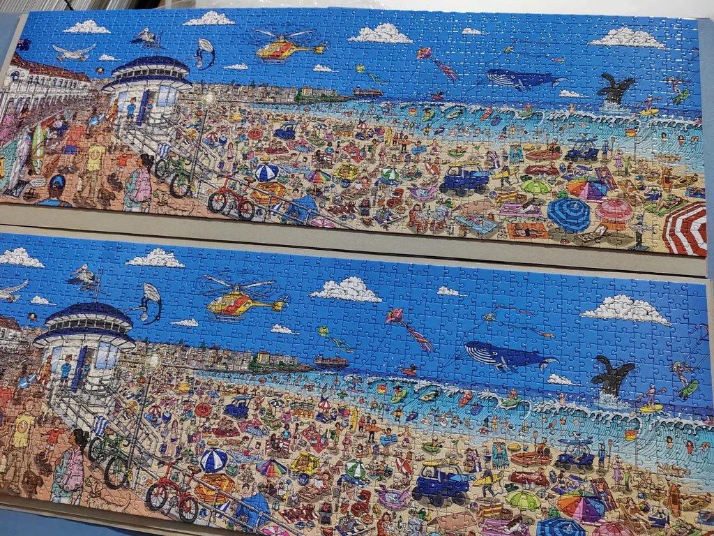 1000 Piece Jigsaw Puzzle - Panoramic Bondi Beach - Mu Shop