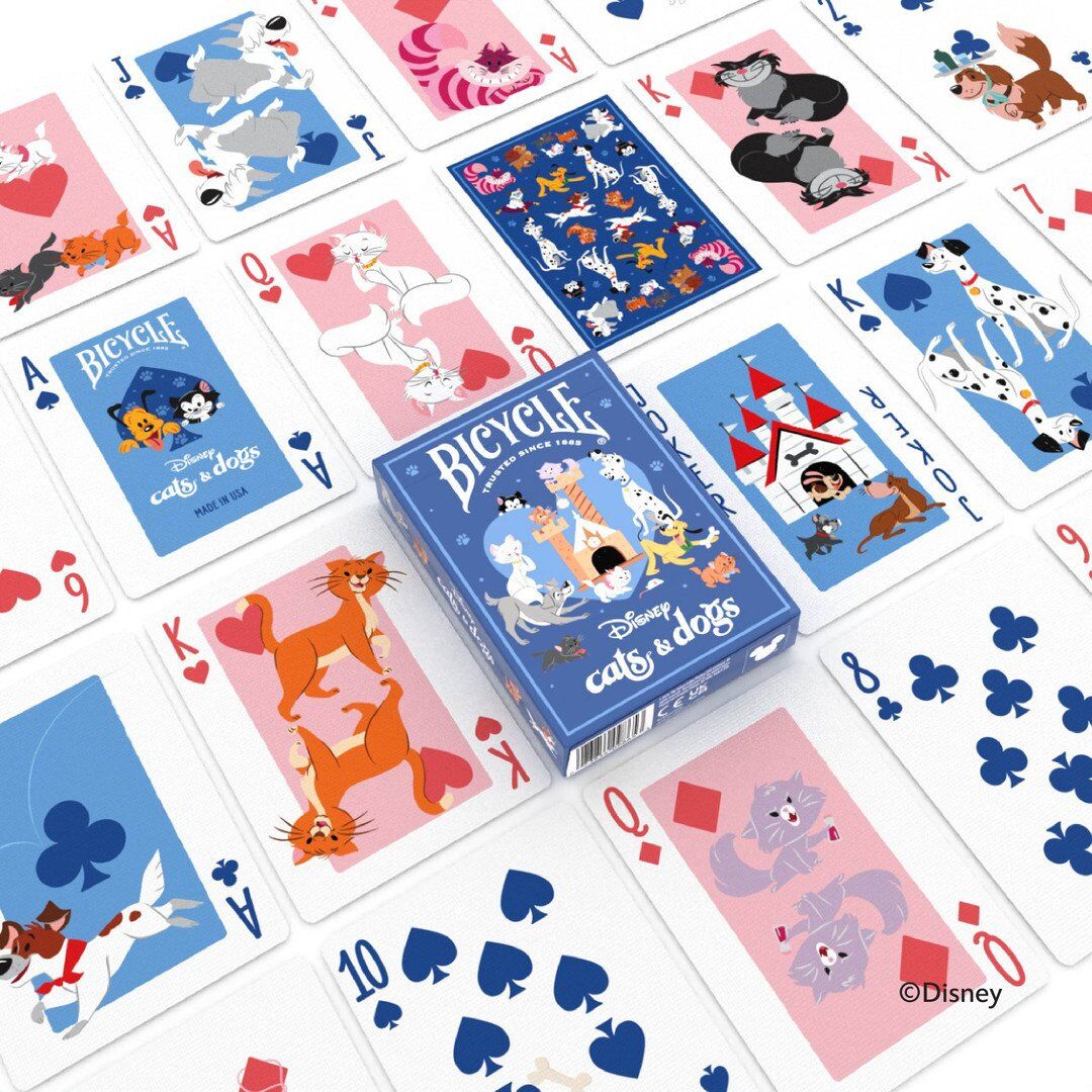 Disney Cats and Dogs Playing Cards