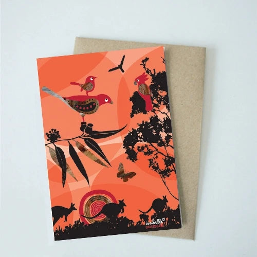 Aussie Bush Greeting Card
