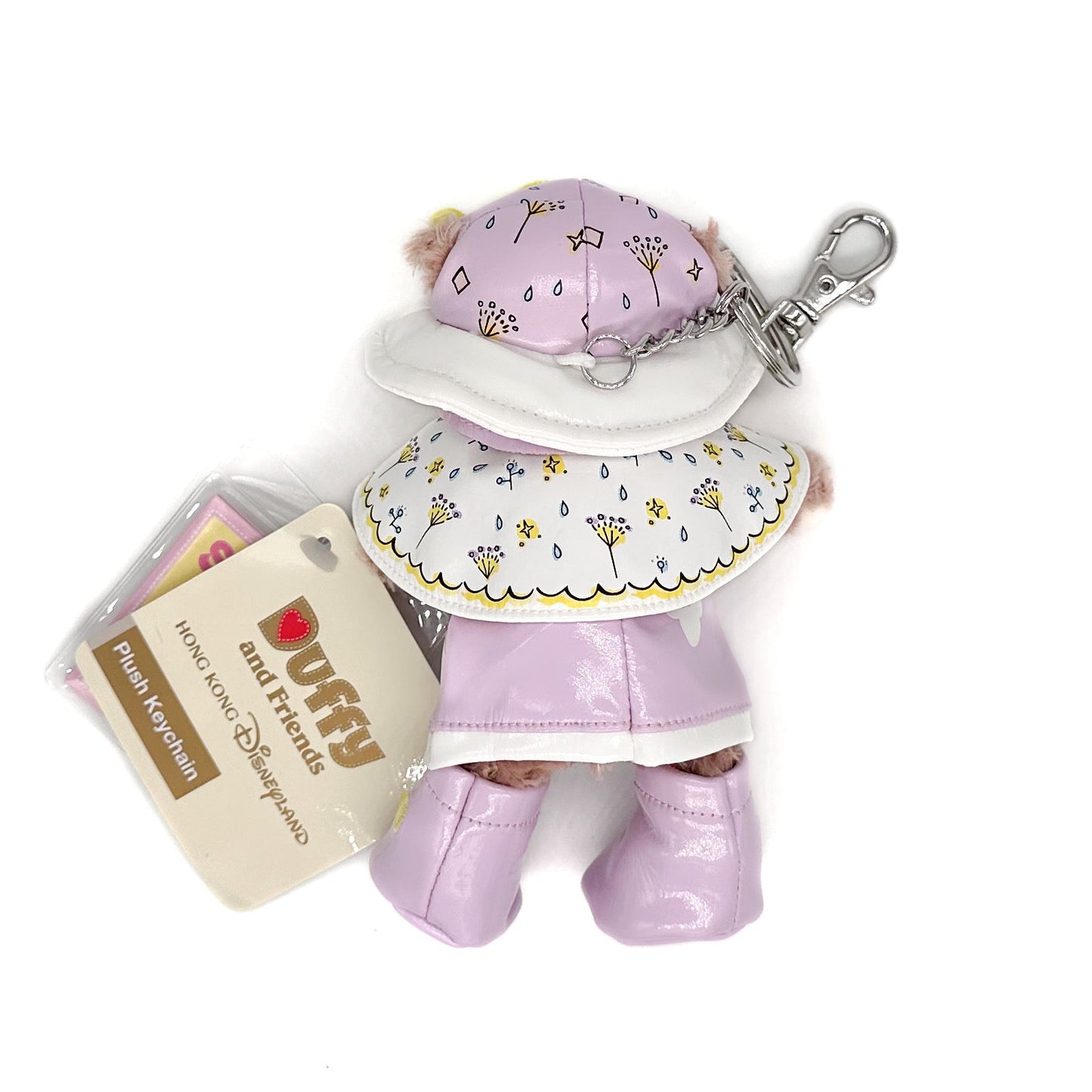 2022 Hong Kong Disneyland Raincoat Series ShellieMay Plush Bag Keychain - Mu Shop