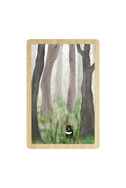 Forest Home Wooden Magnet