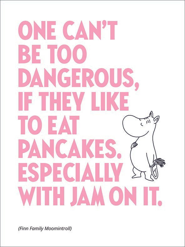 2-Fold Letterpress Card – Moomin “Pancakes”