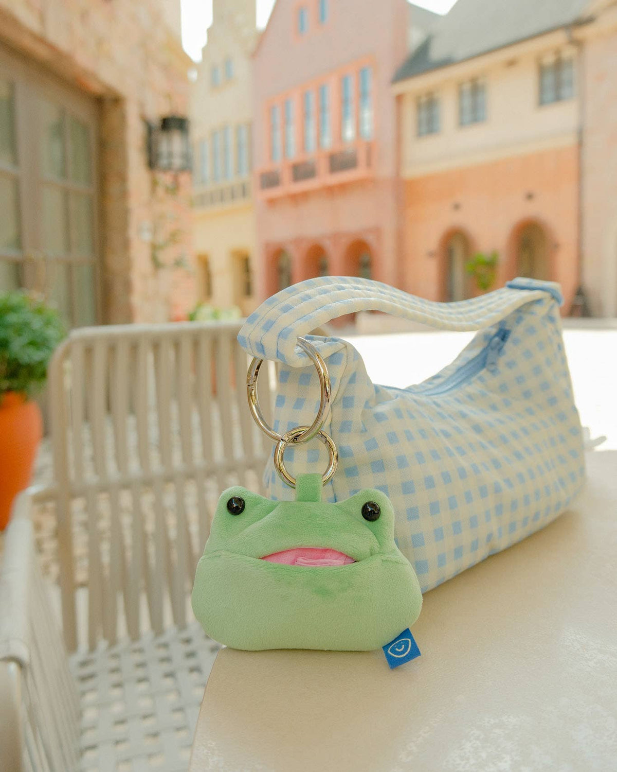 Frogile Frog Plushie Medium Reusable Bag