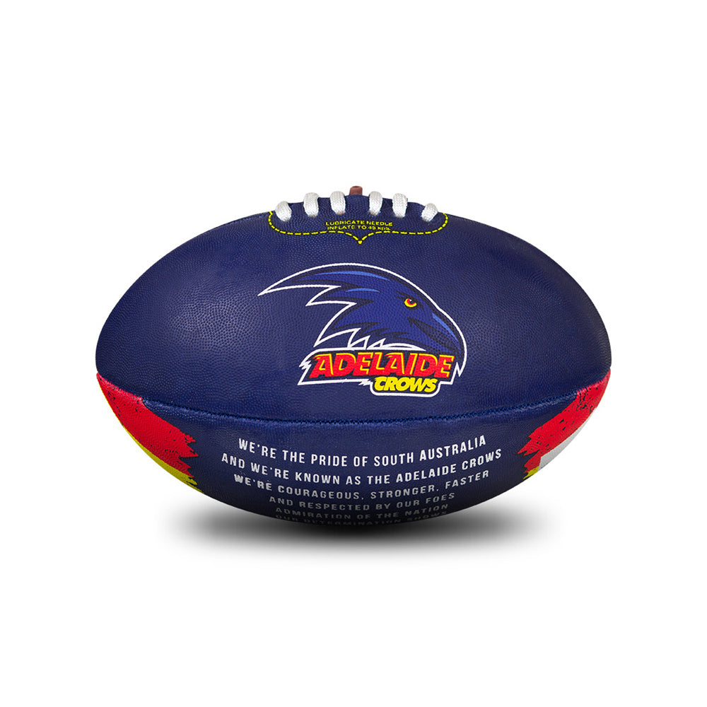 Adelaide Crows Sherrin Team Song Football Size 2