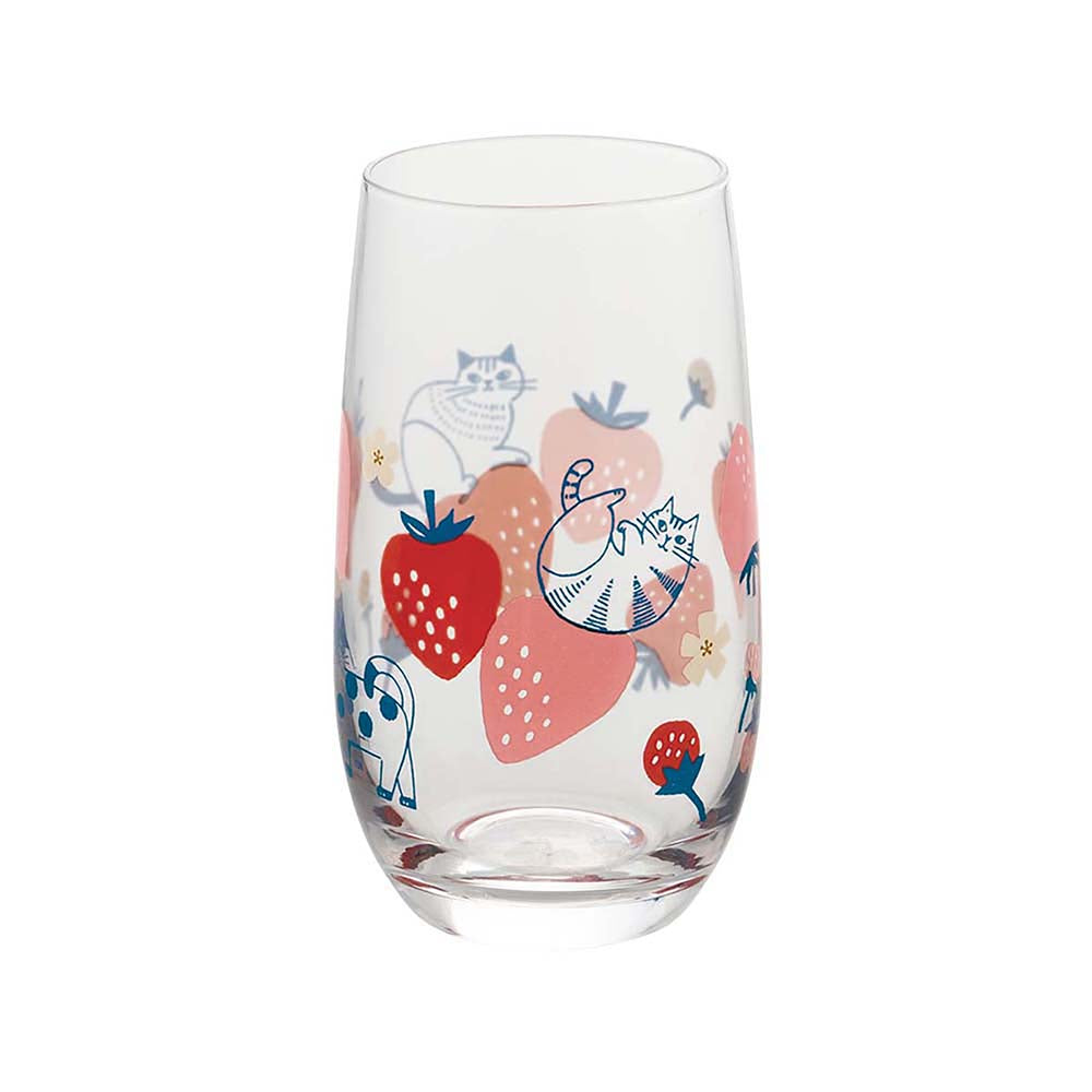 Decole Fika Glass Cup - Large Strawberry