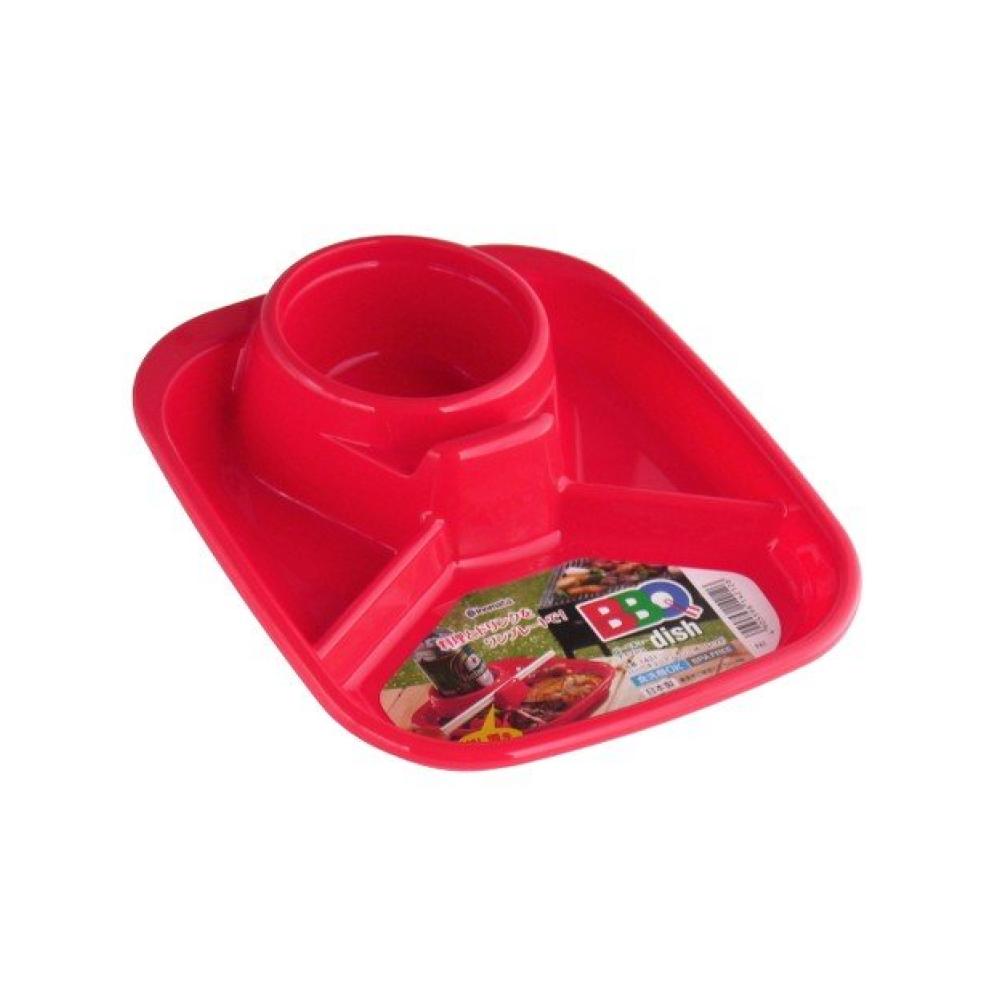 Barbeque Dish - rectangle red