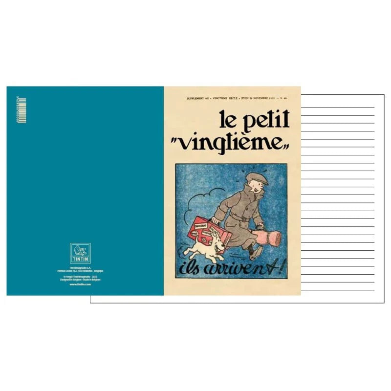 TinTin Le Petit Vingtieme A5 Notebook - Ils Arrivent