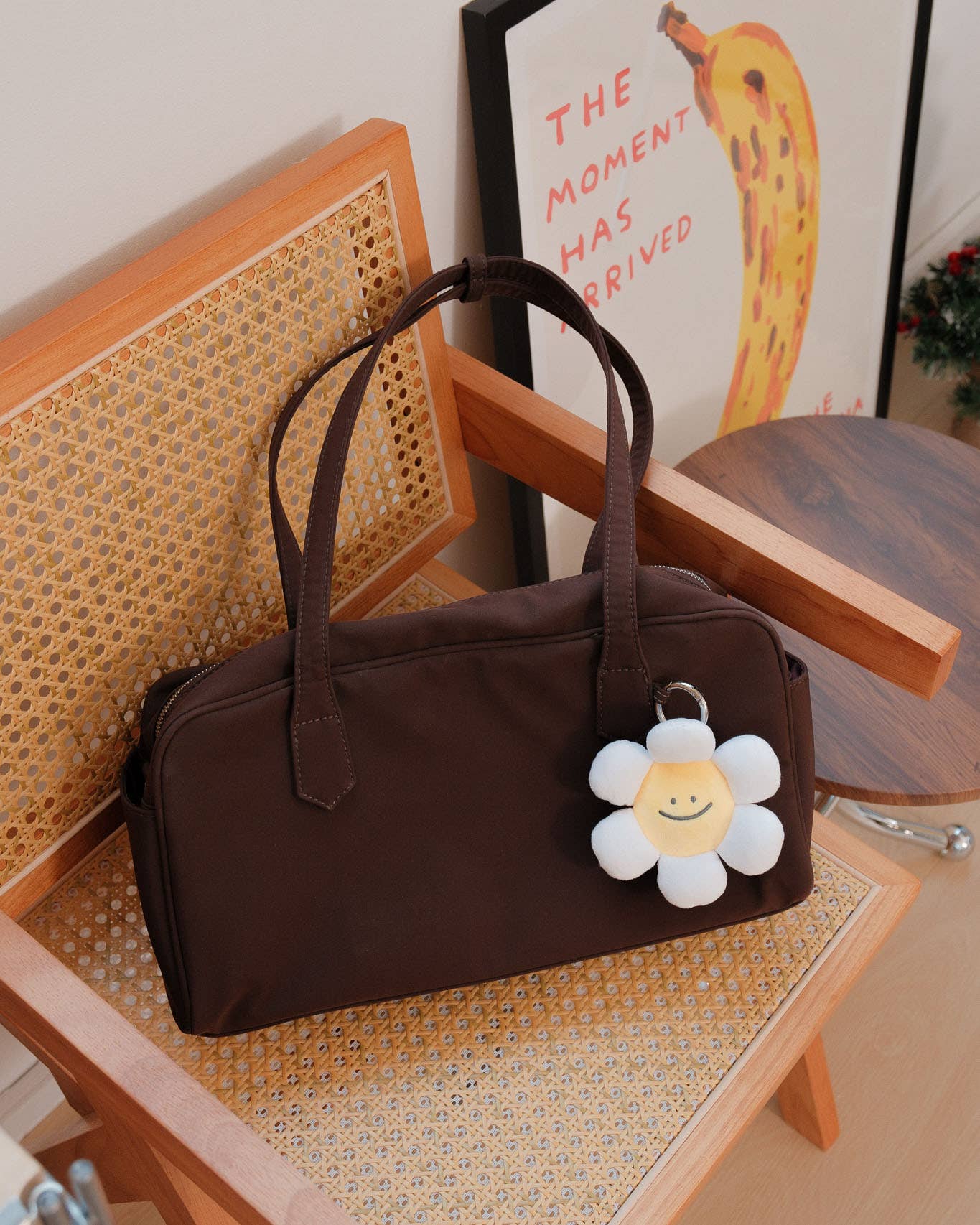Daisy Flower Plushie Large Reusable Bag