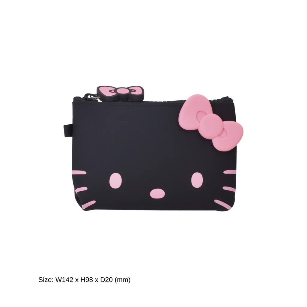 Hello Kitty Black Zipper Pouch