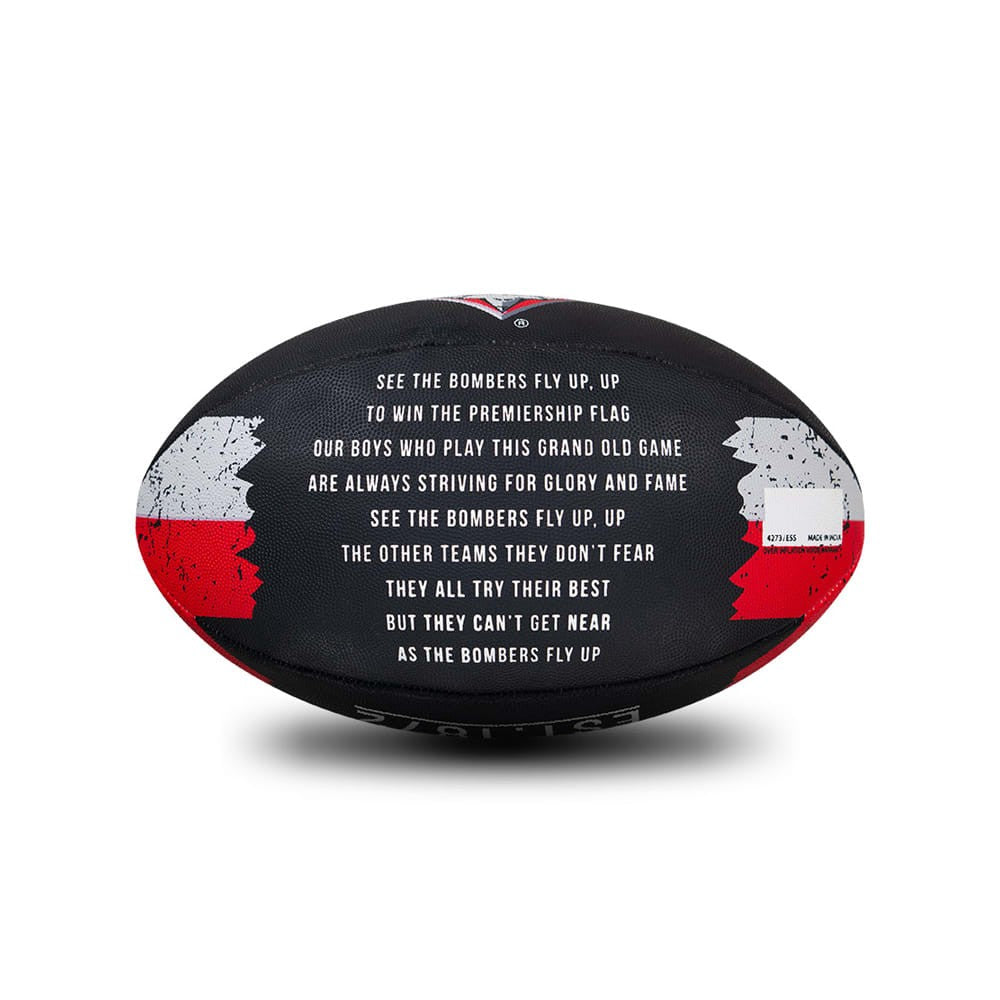 Essendon Bombers Sherrin Song Football Size 2