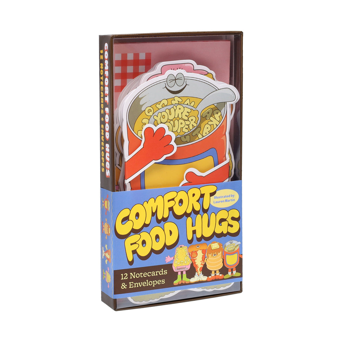Comfort Food Hugs notecards alternative view