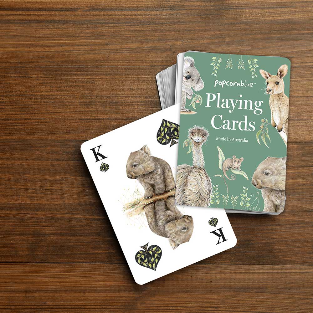 Australian Animal Playing Card