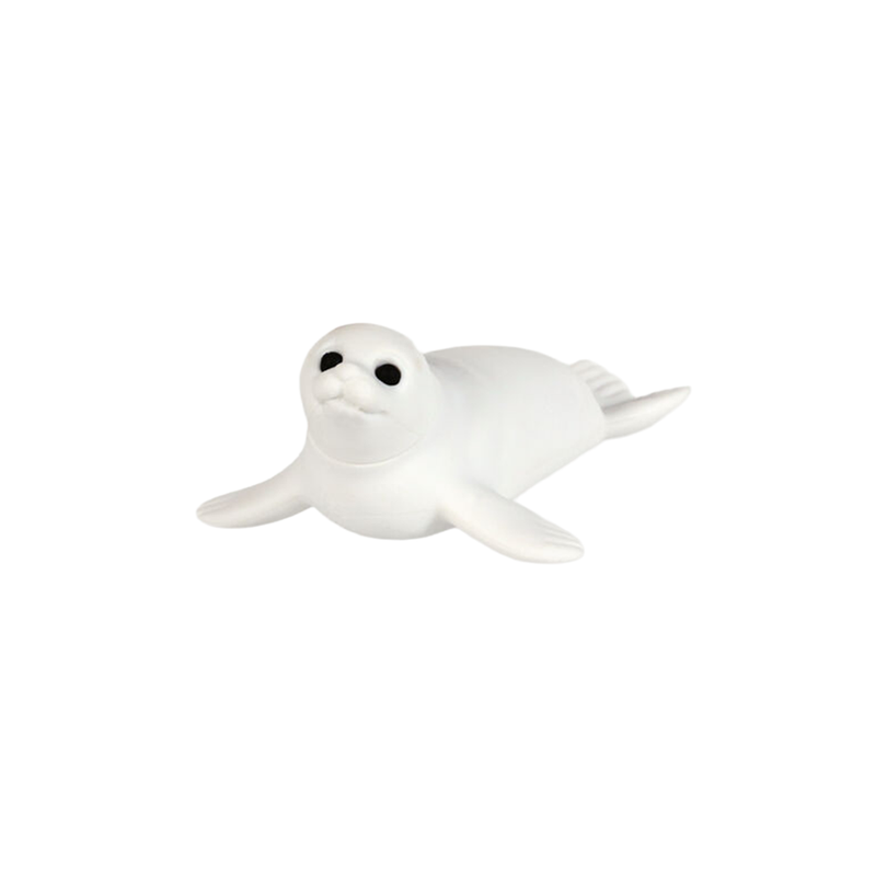 White Baby Seal Eraser