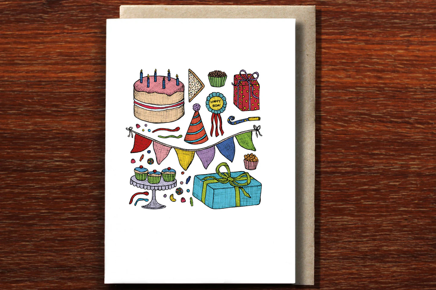 Birthday Party Time Card