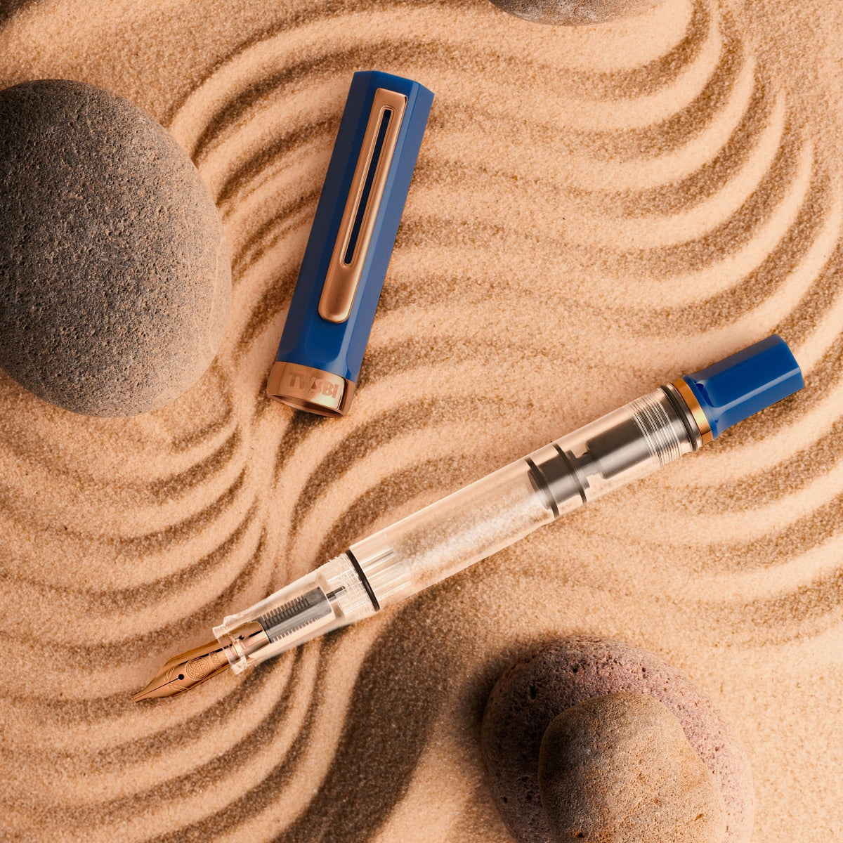 ECO Indigo Blue with Bronze Fountain Pen