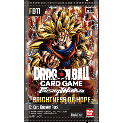 Official Dragon Ball Super Fusion World FB11 Brightness of Hope single sealed booster pack