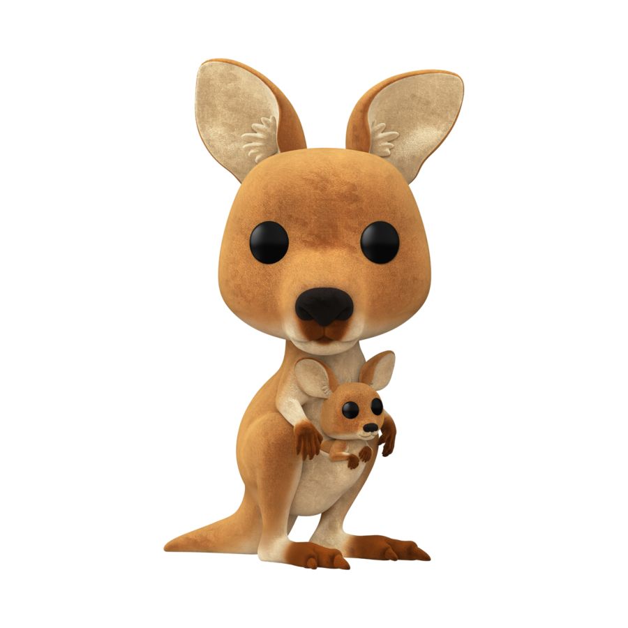 Australian Animals Kangaroo Flocked Pop! Vinyl Figure 10cm