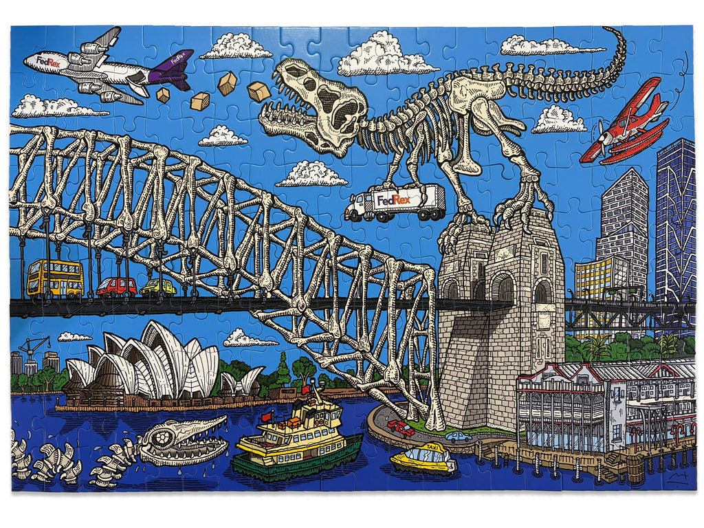 200 Piece Jigsaw Puzzles: Fedrex, Sydney