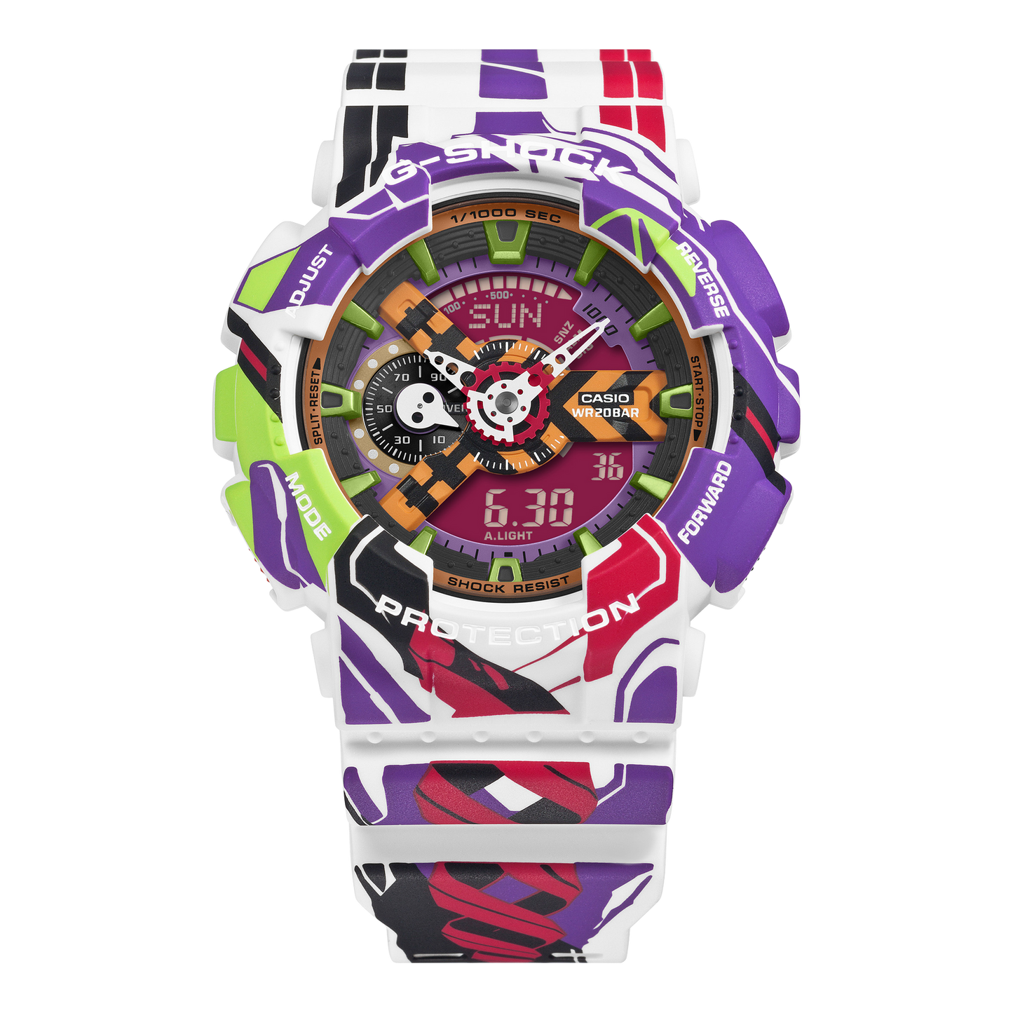 G SHOCK DUO EVANGELLION 30TH ANNIVERSARY, RESIN BAND