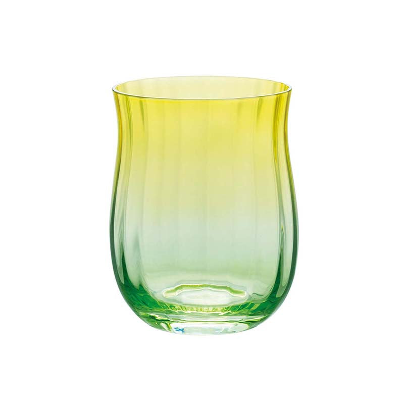 Decole Flower Glass Cup Yellow Small