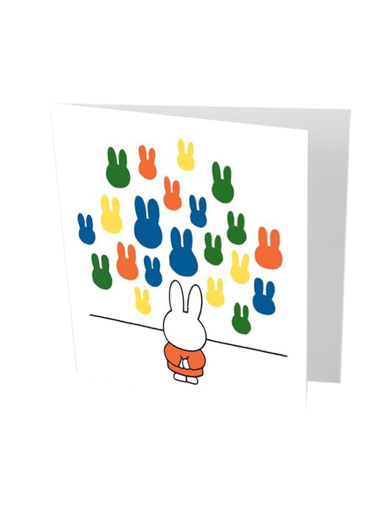 Miffy Gallery Rabbit Greeting Card