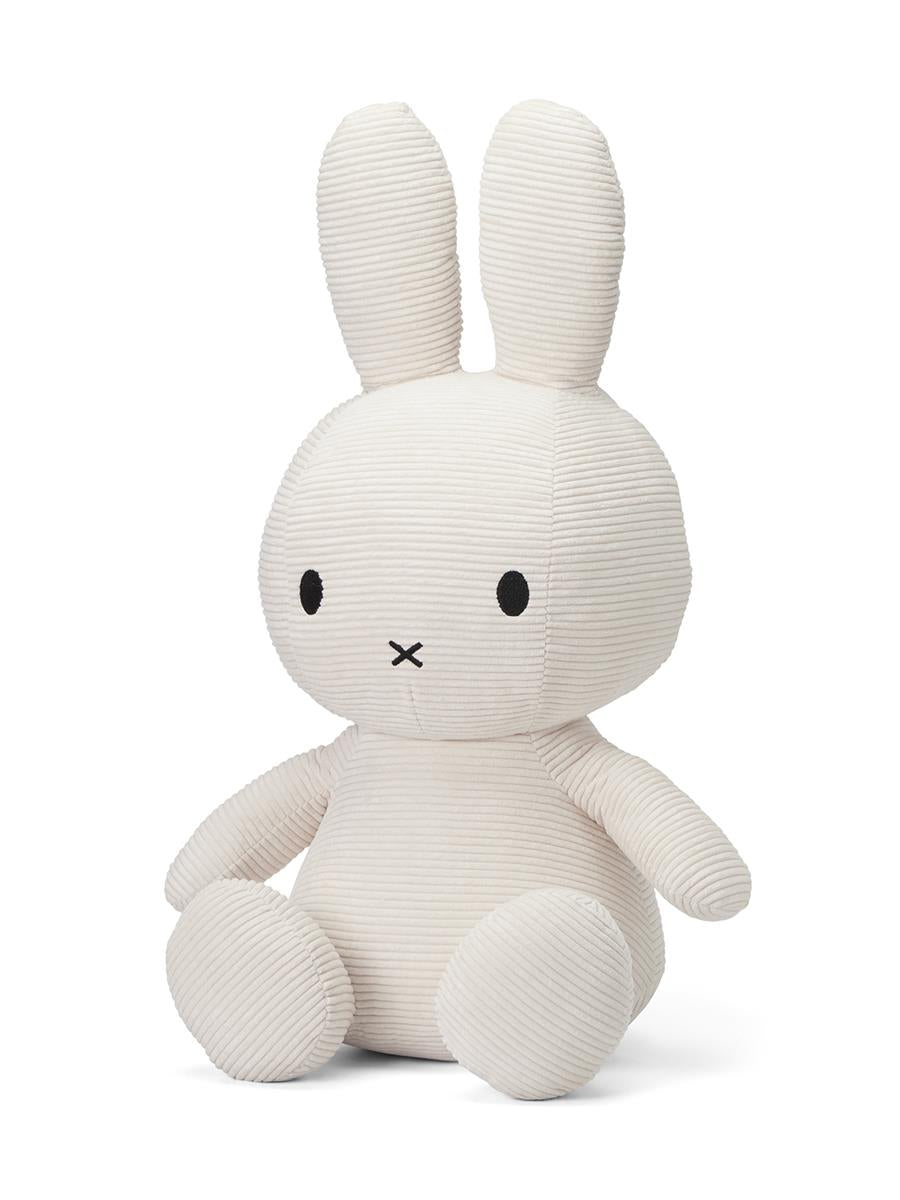 Miffy Sitting Eco Corduroy Plush - Off White 70cm