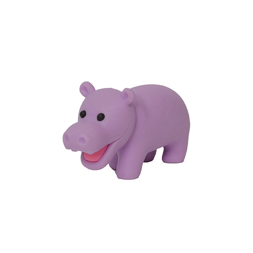 Violet Hippopotamus Eraser