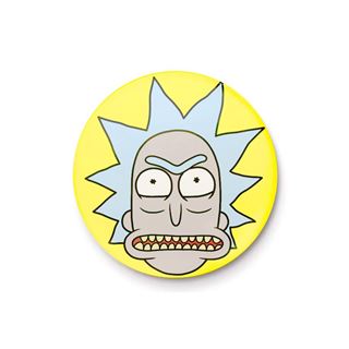 Rick Face Pin Badge 25mm