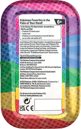 Pokémon TCG: Mega Evolution - Ascended Heroes Mini Tin