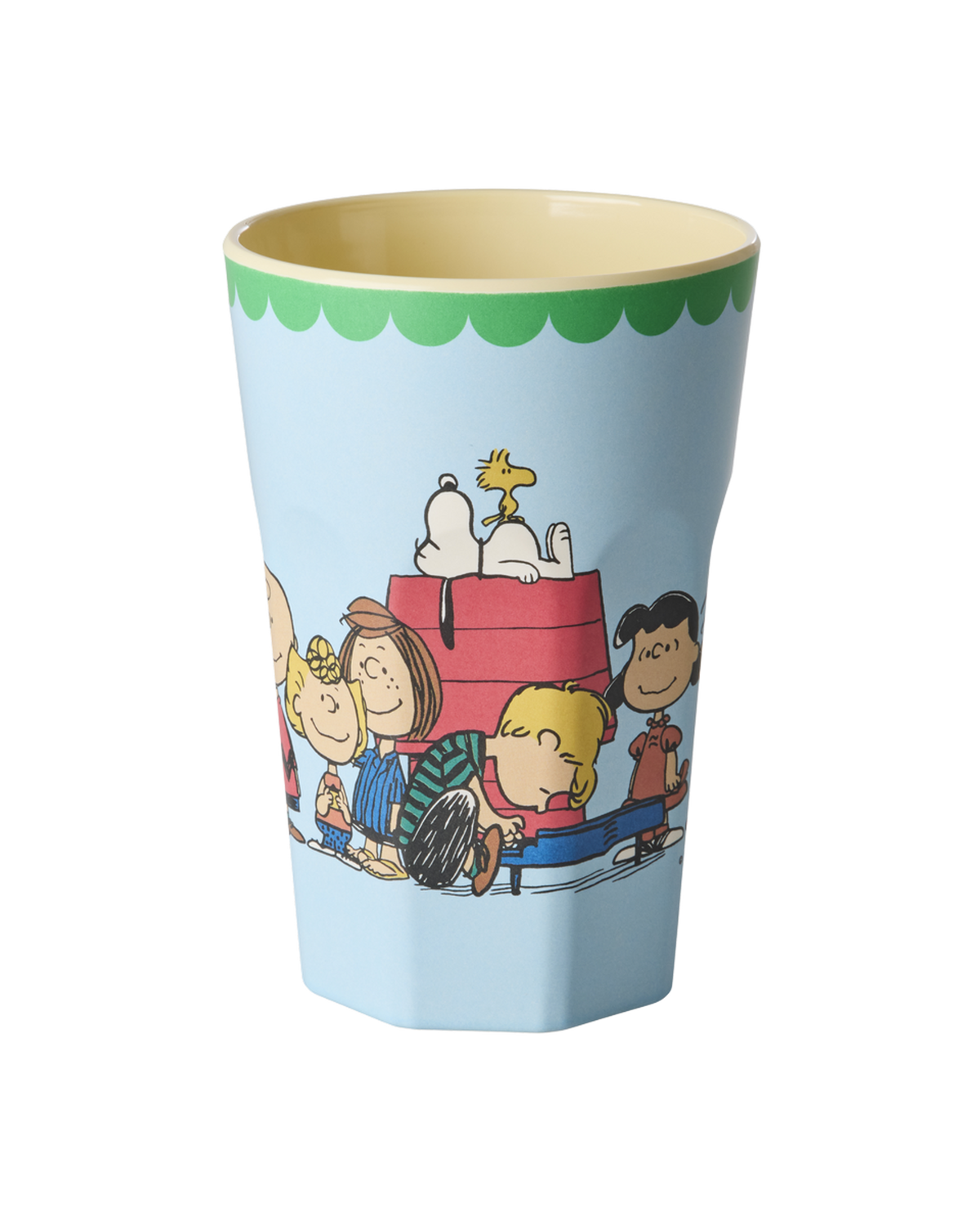 Tall Cup - Soft Blue - Snoopy Print
