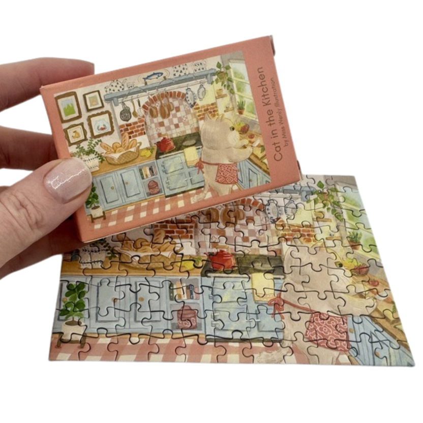 Cat in the Kitchen Micro Puzzle – 99 Pieces