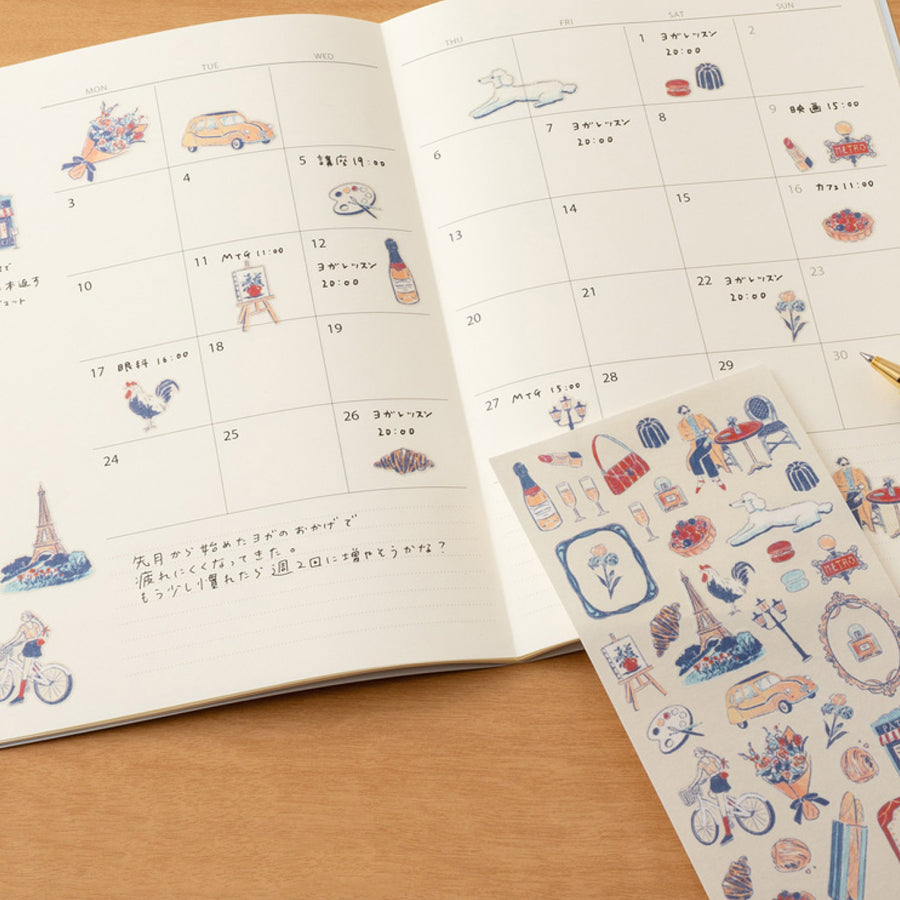 Planner Sticker – Yuru Log Motif Korea