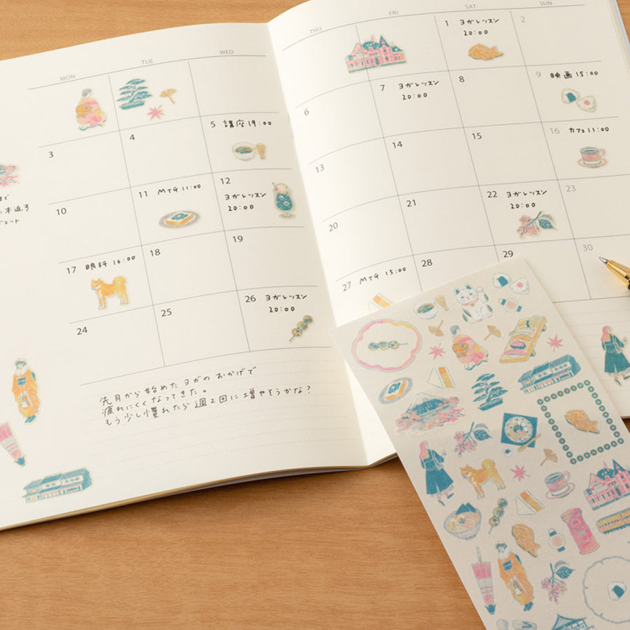 Japanese Motifs Planner Sticker