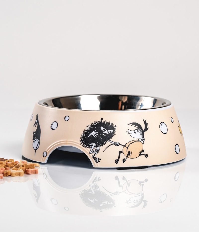 Moomin for Pets beige bowl M