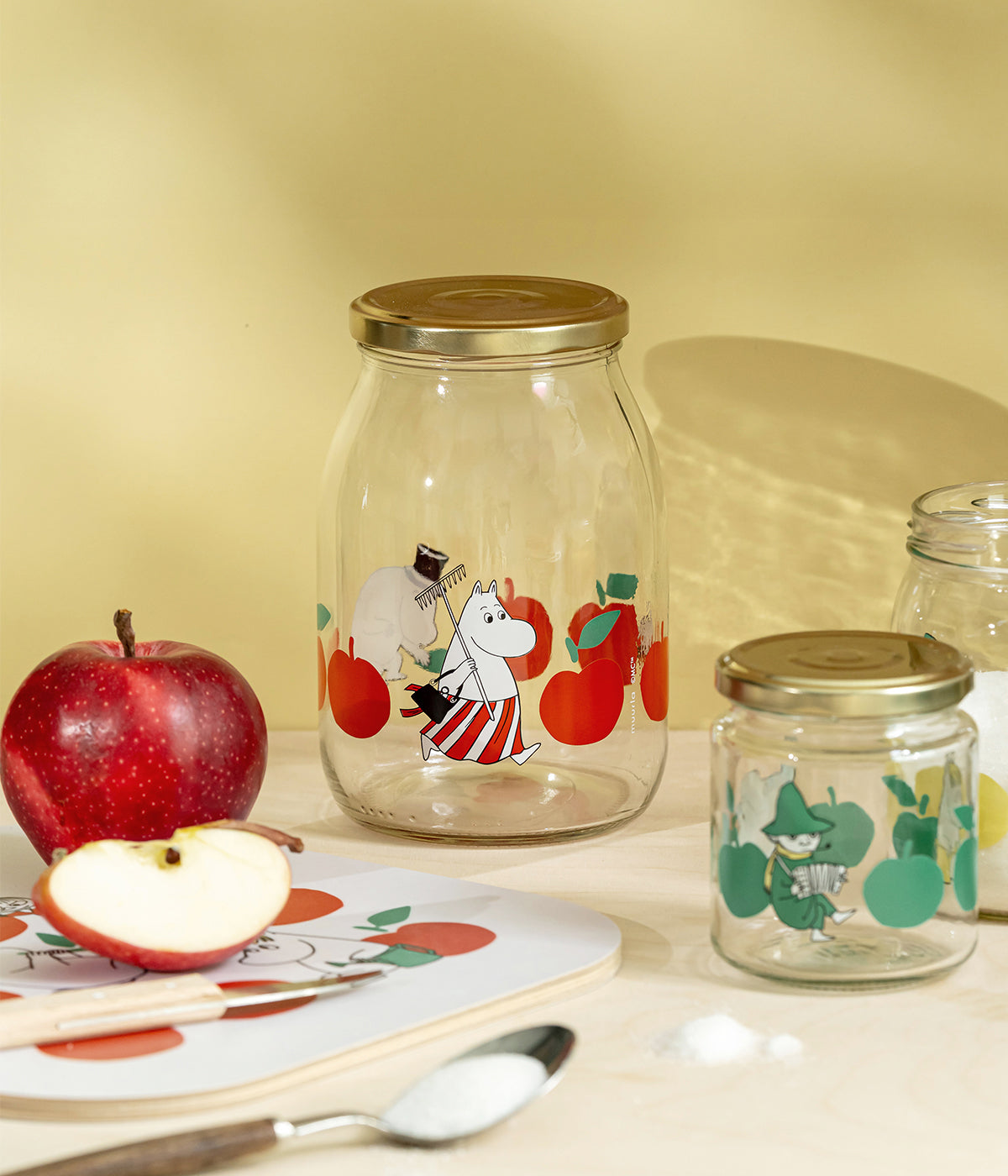 Moomin Joyful Apples Glass Jar 1L - view 6