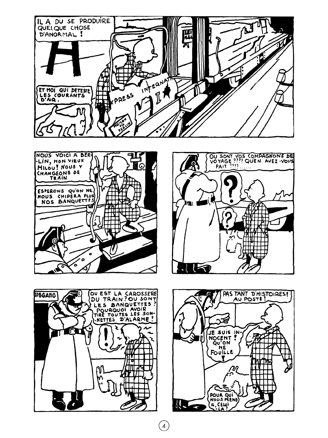 FRENCH ALBUM: Tintin Au Pays Des Soviets Book