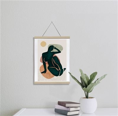 Wooden Print Hanger 81cm – Natural
