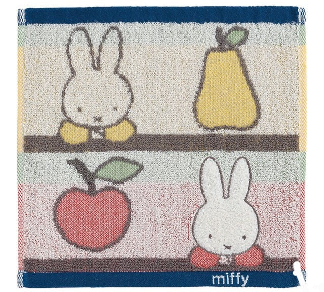 Miffy Fruits Mini Towel 25x25 cm