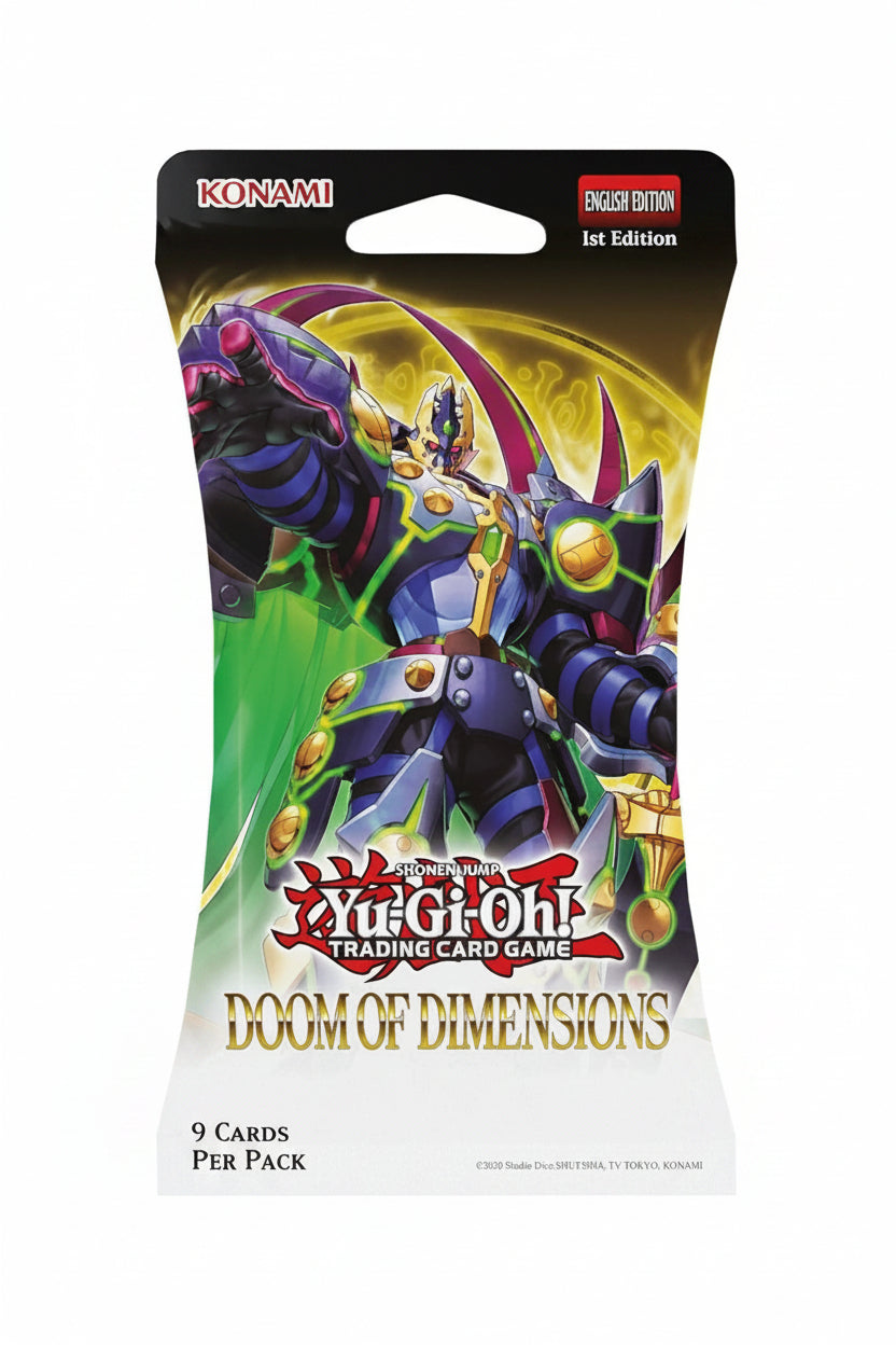 Yu-Gi-Oh: 9 CARD BLISTER PACK - Doom of Dimensions