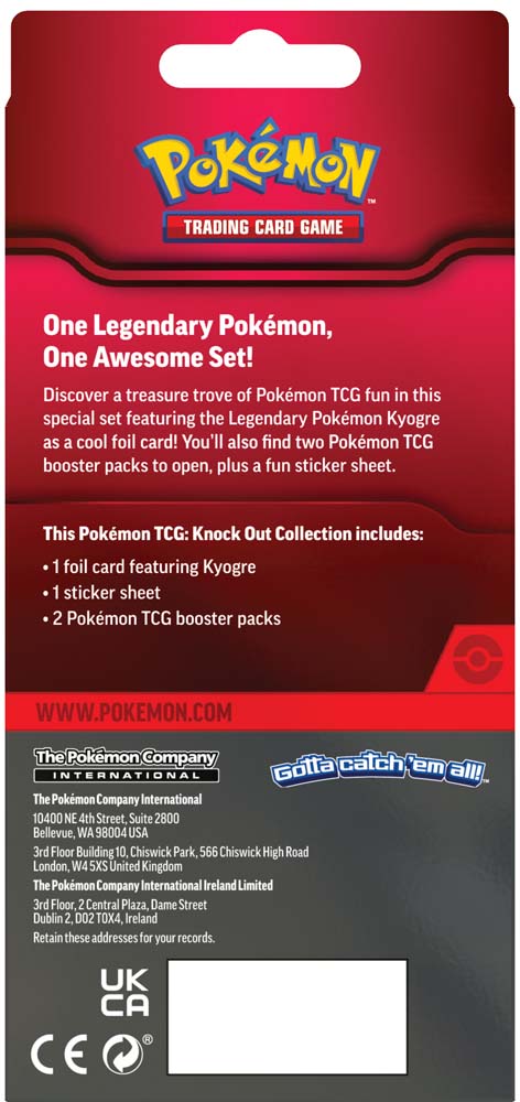 Pokémon TCG: Knock Out Collection – Kyogre