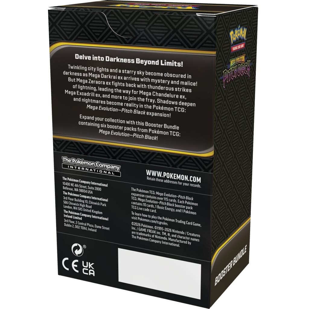 Pokémon TCG: Mega Evolution Pitch Black Booster Bundle