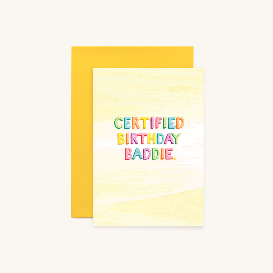 CERTIFIED BIRTHDAY BADDIE.