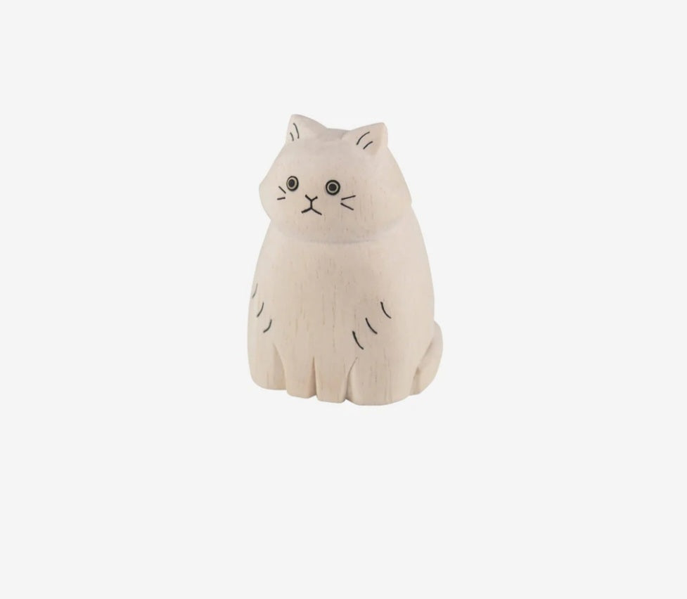 Pole Pole Long-haired Cat White