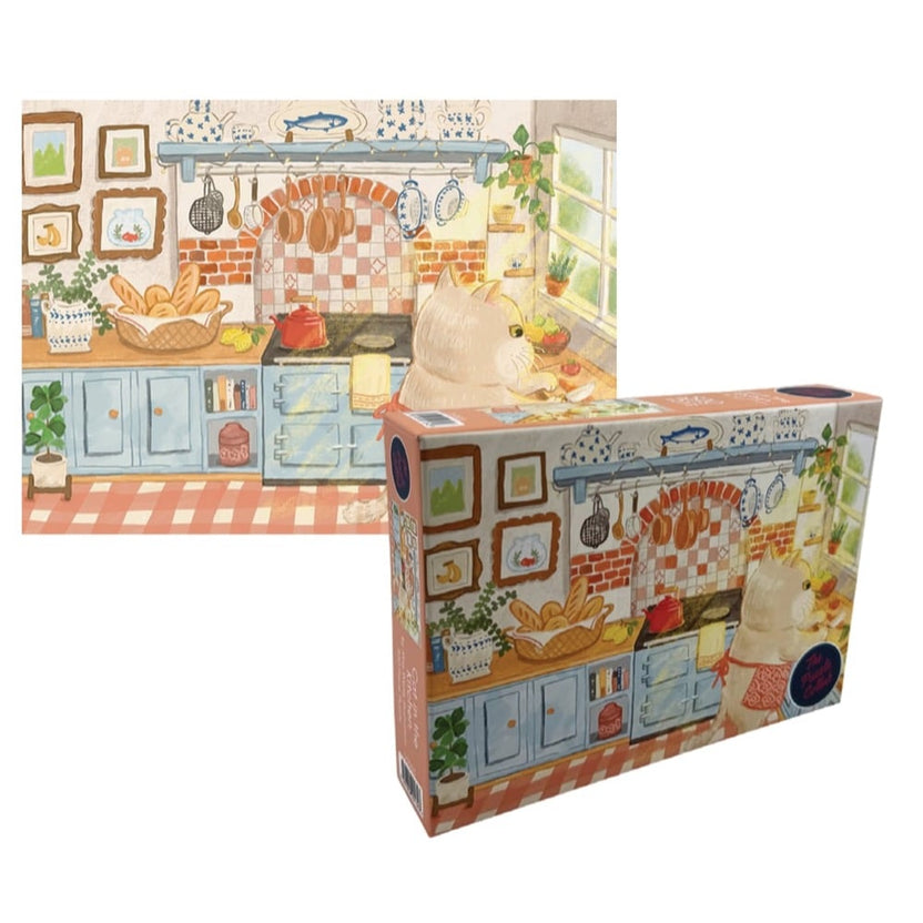 Cat in the Kitchen 500-Piece Puzzle