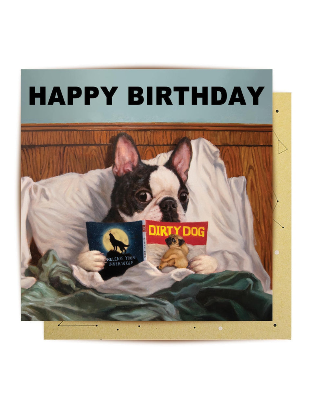 Dirty Dog Greeting Card
