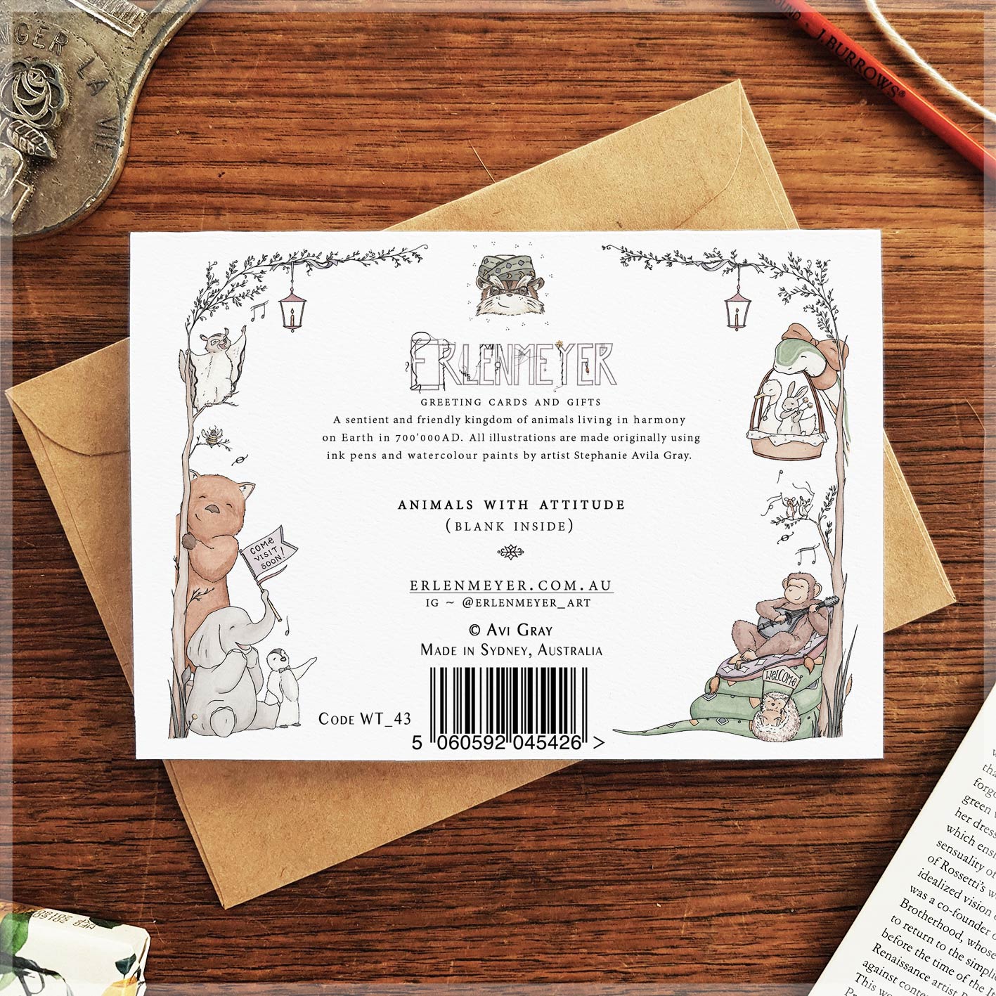 Animals-With-Attitude Greeting Card