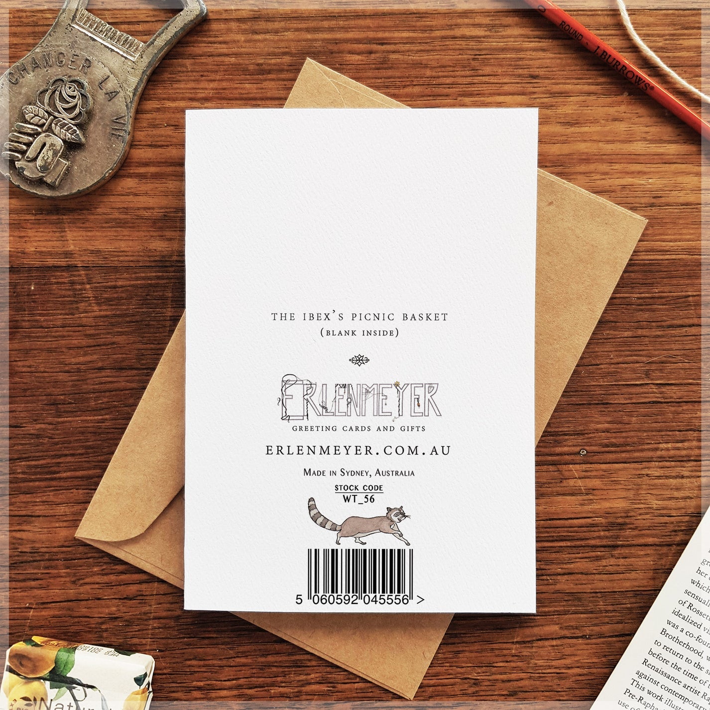 Ibex's Picnic Basket Greeting Card