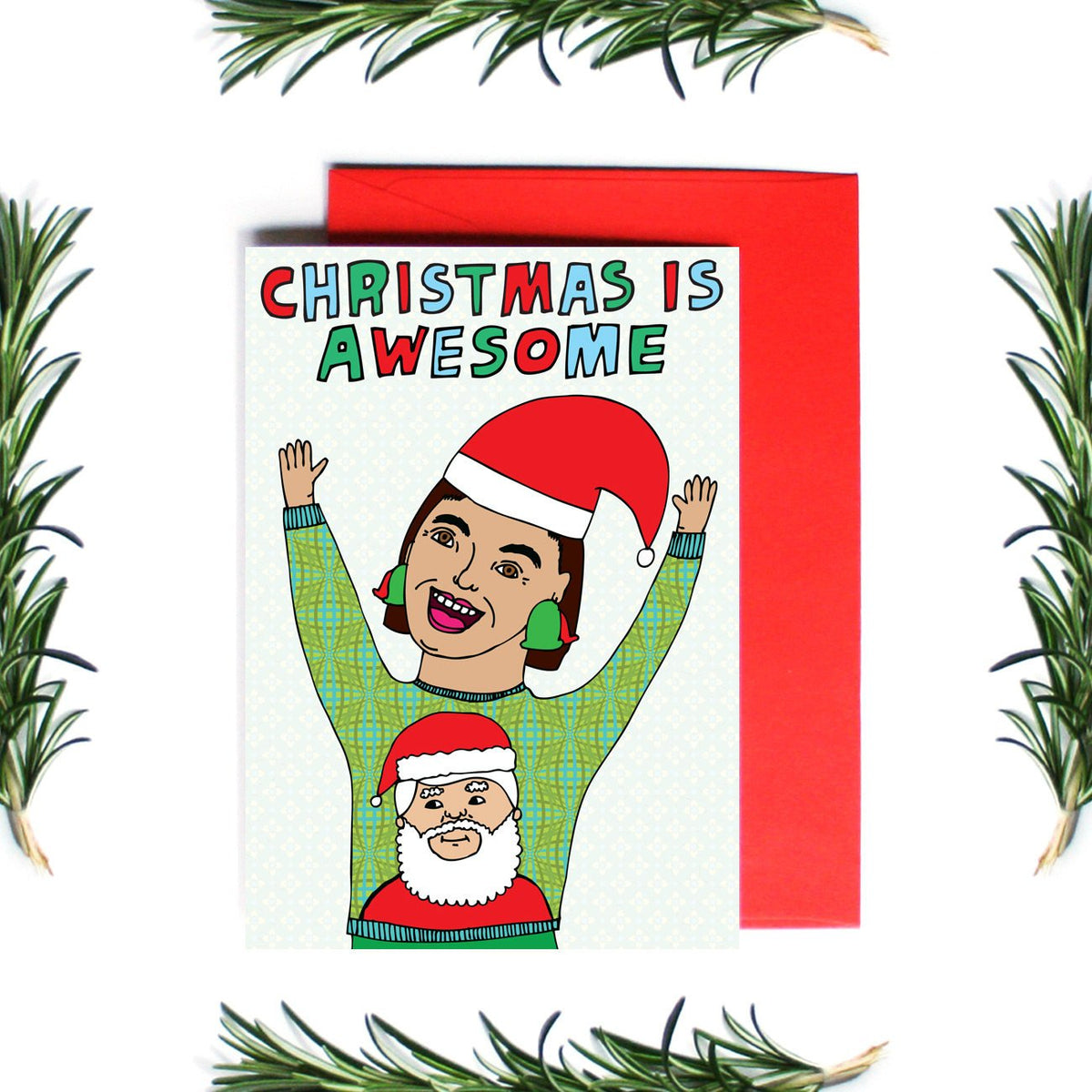 Christmas Is Awesome Christmas Card