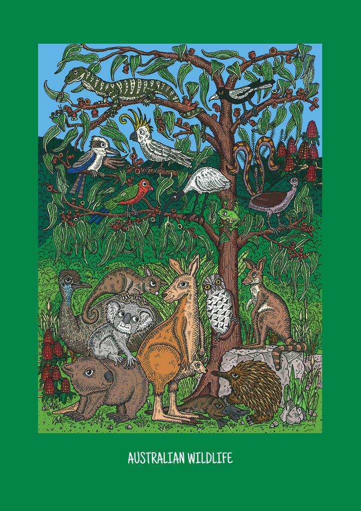 Australiana Set of 3 Notebooks - Mu Shop